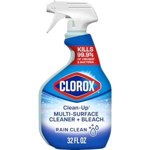Clorox Clean-Up Multi-Surface Cleaner with Bleach, Rain Clean, Spray, 32 Fl Oz (Package May Vary)