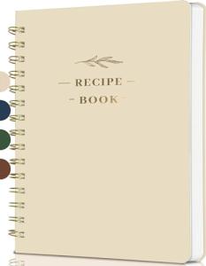 Perfect Blank Recipe Book-Recipe Book to Write in Your Own Recipes,Hardcover Personal Blank Recipe Book, Recipe Notebook Hold 144 Exclusive Formula Recipes (Oat)