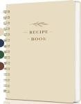 Perfect Blank Recipe Book-Recipe Book to Write in Your Own Recipes,Hardcover Personal Blank Recipe Book, Recipe Notebook Hold 144 Exclusive Formula Recipes (Oat)