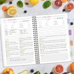 Recipe Book to Write in Your Own Recipes, Waterproof Tear-resistant Pages, Sprial Hardcover Personal Blank Recipe Book with 48 Tabs for Family Cooking Lover, Recipe Journal 8.6" x 6"