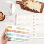 Recipe Book to Write in Your Own Recipes - Spiral Blank Cookbook 150 Pages Holds 144 Recipes - Elegant Waterproof Cover Big Recipe Journal - Easy to Use Layout (A5 (6.0x8.5 Inch))