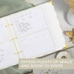 Aesthetic Recipe Binder with Waterproof Cover - The Perfect Recipe Book with Plastic Sleeves to Write in Your Own Recipes - Quality Blank Cookbook Binder, Cards incl.