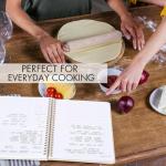 ZICOTO Aesthetic Blank Recipe Book - The Perfect Recipe Notebook to Write in Your Own Recipes - Beautiful Blank Cookbook to Organize Your Recipes