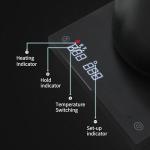 TIMEMORE Fish Smart Electric Coffee Kettle 600ML, Gooseneck Pour Over Kettle for Coffee and Tea Variable Temperature Control, Home Edition Black