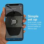 Hamilton Beach Smart Electric Tea Kettle & Water Boiler, Works with Alexa, 1.7 Liter, Fast Boiling 1500 Watts, Cordless, Keep Warm, Auto-Shutoff & Boil-Dry Protection, Stainless Steel (41036)
