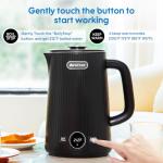 Arofeer 1.7L(57oz) Large Electric Kettle Temperature Control, 7+Cups Electric Tea Kettle for Coffee&Tea, 2 quarts Big Hot Water Kettle Electric with,1200W,Keep Warm-Black