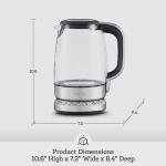 Breville BKE830XL IQ Kettle Pure Water Heater, 57 oz, Brushed Stainless Steel