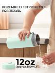 balbali Travel Kettle Electric Small Portable Electric Kettle for Boiling Water Travel Tea Kettle Portable Water Boiler 12oz Travel Electric Kettle