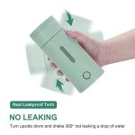 Portable Travel Electric Kettle, 300ml Small Electric Tea Kettle, Mini Portable Hot Water Boiler Stainless Materials Automatic Shut off and Dry Protection (Green)