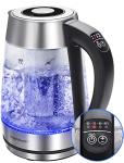 Aigostar Electric Kettle, Tea Kettle with Temperature Control and Tea Infuser, 1500W Hot Water Kettle with Variable Temperature, Keep Warm Function, LED Indicator Light Change, Auto Shut-Off, 1.7L