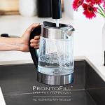 OVENTE 1.7L Electric Tea Kettle with Removable Infuser, Variable Temperature Control, Keep Warm Function, 1500W Fast Heating Water Boiler, BPA Free Borosilicate Glass & Easy to Fill Lid, Silver KG733S