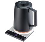 SAKI Luna Pro Variable-Temperature Electric Kettle 1.75 L, 6 Presets & 0-120 min Keep-Warm, Plastic-Free 304 Stainless, Altitude-Calibrated LCD, 1500 W Fast-Boil Auto Shut-Off, Matte Black