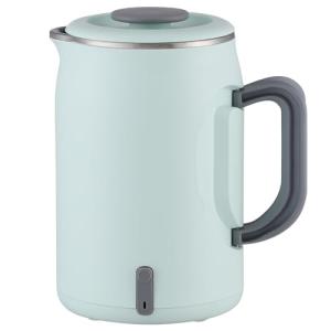 0.6l Electric Travel Kettle with 400w, 304 Stainless Steel Bpa-Free, Compact for Camping/Office/On The Go, Double Insulation, Folding Handle, Multifunction As Kettle, Saucepan, Drinking Cup