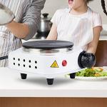 Small Electric Stove Portable, 500W Mini Stove Hot Plate 4.2 Inches Heating Plate, Multifunction Countertop for Ceramic Glass Kettle Single Plate Cooktop, Home Kitchen Hot(US