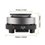 Mini Electric Heater Stove, 500W Round Hot Plate Portable Countertop For Ceramic Glass Kettle Single Plate Cooktop, Easy to Multifunction Home Kitchen Hot