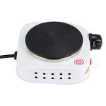Small Electric Stove Portable, 500W Mini Stove Hot Plate 4.2 Inches Heating Plate, Multifunction Countertop for Ceramic Glass Kettle Single Plate Cooktop, Home Kitchen Hot(US