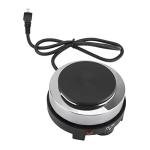 Maxmartt Mini Electric Heater Stove, 500W Round Hot Plate Portable Countertop Burner For Ceramic Glass Kettle Single Plate Cooktop, Easy to Multifunction Home Kitchen Hot (US Plug 110V)