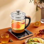 1.8L Glass Electric Kettles Stainless Steel Pot Tea Kettle Household Multifunction with One Touch Temperature Control,Food Grade Stainless Steel Pot Tea Kettle Milk boiling W/18 Cooking Options