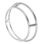 FUNOMOCYA Pot Holder Pan Stand Pot Kettle Rack Holder Serving Stand Wok Stand Pan Skillet Rack Tripod Stand Camping Wok Holder Desk Stainless Steel Multifunction