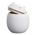 Luxshiny Cat Ceramic Mini Tea Kettle & Sugar Coffee Mugs - 160ml Multi-function Decorative Storage Jar