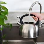 GGC 3L Tea Kettle for Stove Top, Loud Whistling Tea Kettles Water Boiler, Stainless Steel Kettle with Anti-Heat Handle and Simple Touch Button to Control Kettle Outlet