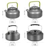 Camping Kettle - 1.2L Portable Ultra-Light Outdoor Hiking Camping Picnic Water Kettle, Teapot, Coffee Pot - Compact, Quick-Heat & Anti-scalding
