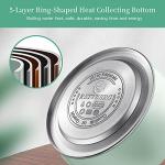 RETTBERG Tea Kettles Stovetop, 2.64 Quart Induction Whistling Tea Kettles Food Grade Stainless Steel Teapots with Cool Touch Handle Mint Green