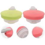 DEARMAMY 2pcs Plastic Pitcher Lid for Water Jug Convenient Multi-function Kettle Cover Wear-resistant Daily Use Accessory Compact Design for Home and Restaurant