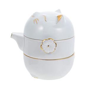 1 Set Tea Set Ceramic Tea Kettle Adorable Tea Kettle Cat Teapot Multi-function Tea Kettle Home Accessory Tea Accessory Household Tea Kettle Office Accessory