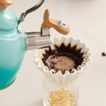 ROCKURWOK Tea Kettle, Tea Pot with Cool Touch Ergonomic Handle, Teapot Food Grade Stainless Steel, Tea Kettle Stovetop, Kettle Teapot, Whistling Tea Kettle, Small Tea Kettle, 1.6 Quart (Green)