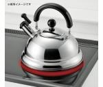 JapanBargain, Quickone Takei Energy-Saving Fuefuki Whistle Kettle, Induction Cookware, Made in Japan, 2.5 Liter
