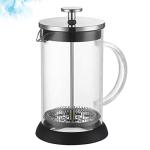 Cabilock 1pc Stainless Steel Infuser Multi-Function Tea Kettle for Home Use for Brewing Coffee and Tea Black
