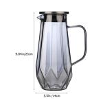 PACKOVE Delicate Glass Water Carafe High-temperature Resistant Pitcher for Home Use Stylish Multi-function Kettle for Tea and Cold Beverages for Entertaining Guests