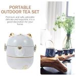 1 Set Tea Set Ceramic Tea Kettle Adorable Tea Kettle Cat Teapot Multi-function Tea Kettle Home Accessory Tea Accessory Household Tea Kettle Office Accessory