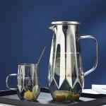 PACKOVE Delicate Glass Water Carafe High-temperature Resistant Pitcher for Home Use Stylish Multi-function Kettle for Tea and Cold Beverages for Entertaining Guests