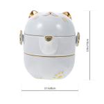 1 Set Tea Set Ceramic Tea Kettle Adorable Tea Kettle Cat Teapot Multi-function Tea Kettle Home Accessory Tea Accessory Household Tea Kettle Office Accessory