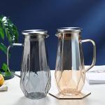 PACKOVE Delicate Glass Water Carafe High-temperature Resistant Pitcher for Home Use Stylish Multi-function Kettle for Tea and Cold Beverages for Entertaining Guests