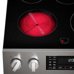 Kenmore Front Control Electric Range Oven with 5 Cooktop Elements with 7 Cooking Power Options, True Convection, Steam and Self Clean, Freestanding Oven, 4.8 cu. ft. Capacity Stainless Steel