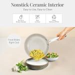 Granitestone 20 Pc Ceramic Cookware Set Nonstick, Complete Pots and Pans Set Non Stick for Kitchen with Bakeware, Cooking Utensils & Steamer, Non Toxic Made Without PFOA PFOS, Oven & Dishwasher Safe