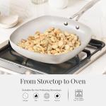 Granitestone 20 Pc Ceramic Cookware Set Nonstick, Complete Pots and Pans Set Non Stick for Kitchen with Bakeware, Cooking Utensils & Steamer, Non Toxic Made Without PFOA PFOS, Oven & Dishwasher Safe