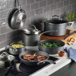 Circulon A1 Series with ScratchDefense Technology Nonstick Induction Cookware/Pots and Pans Set, 9 Piece, Graphite