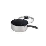 Tramontina Primaware 15-Piece Non Stick Cookware Set with Lids and Utensils, Aluminum Nonstick Pots and Pans Kitchen Set (Silver)