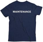 Smart People Clothing Maintenance t-Shirt for Employees, Staffs and Hospitality Workers. Navy