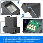 T04D1 Maintenance Box for EcoTank ET-15000 ET-3760 ET-3850 ET-4850 ET-4760 ET-3750, T04D100 Ink Maintenance Box for ET15000 ET-4750 ET-3830 ET-3843 ET-5150 ET-2980 ET3760 Printer, TO4D1/04D1/EWMB2