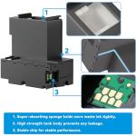 Poschink T04D1 T04D100 Ink Maintenance Box for ET-15000 ET-3750 ET-3760 WF-2860 ET-4760 ET-3850 ET-4850 XP-5100 ET-3710 ET-5150 ET-3830 ET-M1000 ST-3000 ET-M2170 Printers TO4D1/TO4D100/EWMB2/04D1