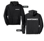 Maintenance Staff front and back print Pullover Hoodie