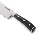 Amazon Basics Classic 8-inch Full Tang Stainless Steel Chef's Knife with Three Rivets, Silver