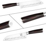 imarku Chef Knife 7 Inch Kitchen Knife Ultra Sharp Santoku Knife - 7Cr17Mov Japanese Chefs Knife, Kitchen Gadgets 2025, Birthday Gifts for Him Her, Best Gifts for Women Men