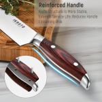 3-Piece Kitchen Knife Set – Includes Ultra-Sharp Chef Knife, High Carbon Stainless Steel Blades with Ergonomic Pakkawood Handles, Professional Knives Set for Kitchen, Elegant Gift Box
