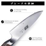 HOSHANHO 5 Pieces Knife Set, Japanese High Carbon Stainless Steel Kitchen Knife Sets, Professional Ultra Sharp Chef Knives Set with Ergonomic Pakkawood Handle